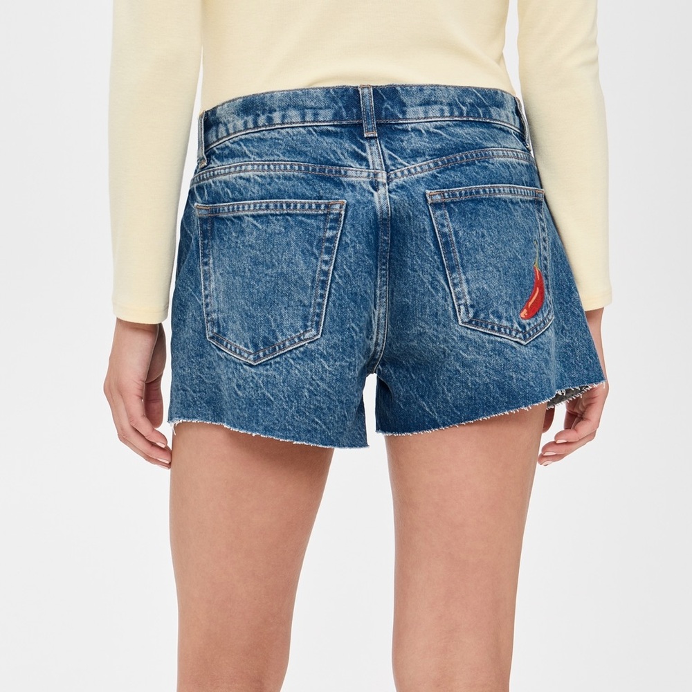 Reformation Sutton Low Rise 2.5" Slouchy Jean Shorts